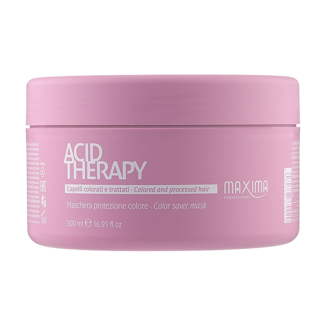 Маска для захисту кольору фарбованого волосся Maxima Professional Acid Therapy Color Saver Mask, 500 мл